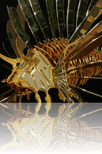 Lion Fish (Skulptur) Kunstschmied Mark Prouse