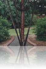 Aboriginal Hospice Bench, (Möbel) Kunstschmied Mark Prouse 
