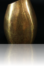 Mokume Gane Vase, Kunstschmied Mark Prouse